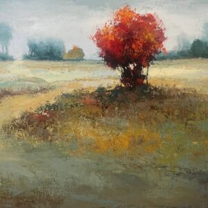 Crimson Silence 40x30