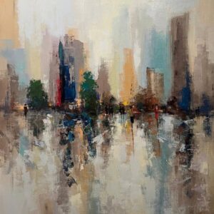 Urban Symphony 48x48 on canvas