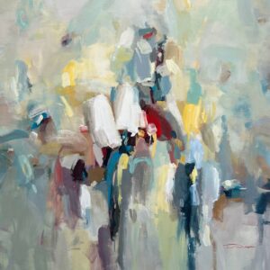 When Colors Speak 40x40 acrylic on canvas