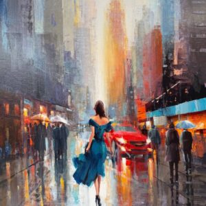 Cityscape ( in to the light) 48x38